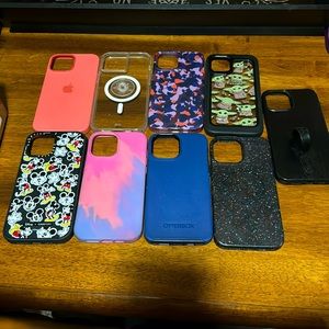 Misc gently used iPhone 12 Pro Max cases